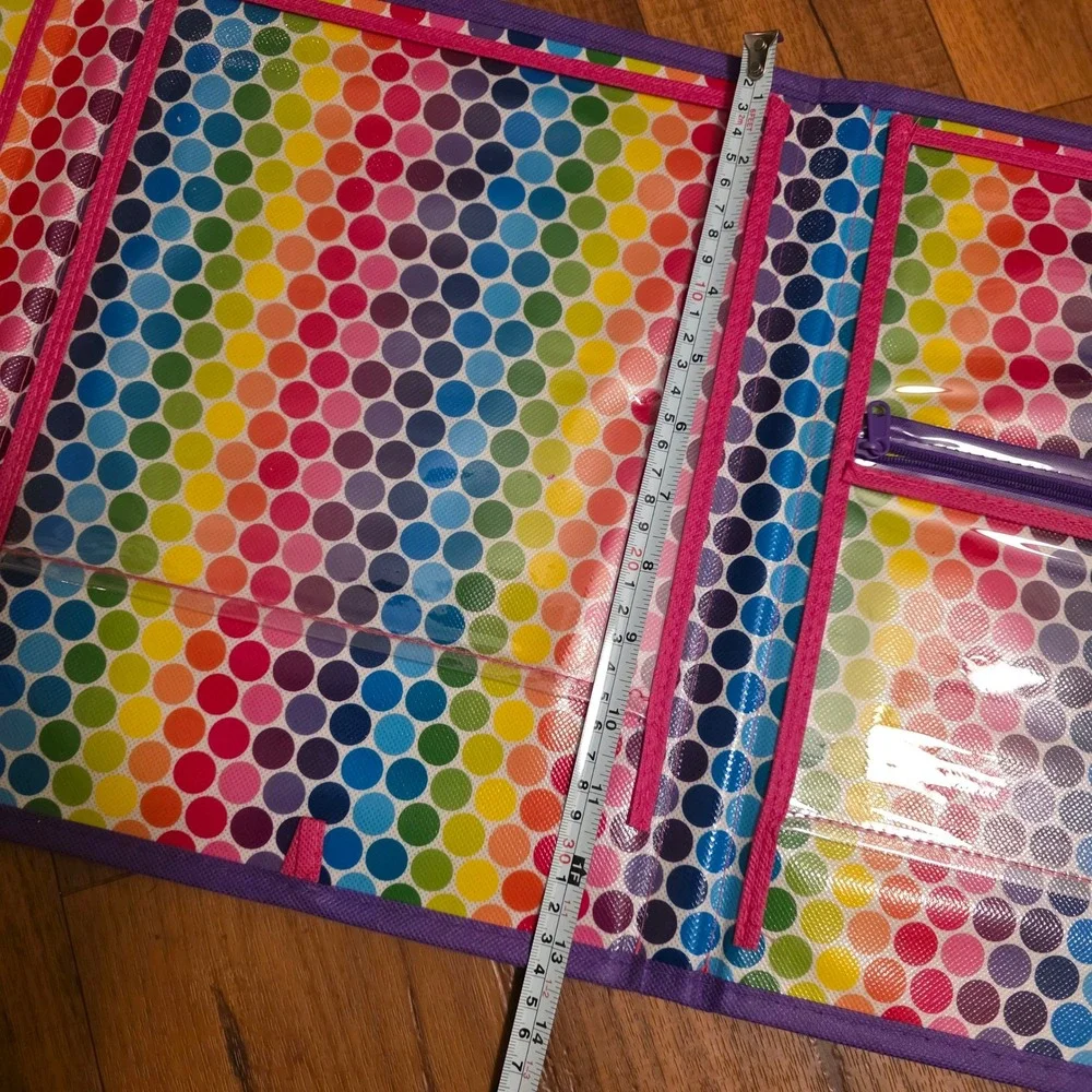Lisa‎ Frank Portfolio Organizer Folder Animals Rainbow Vintage Style